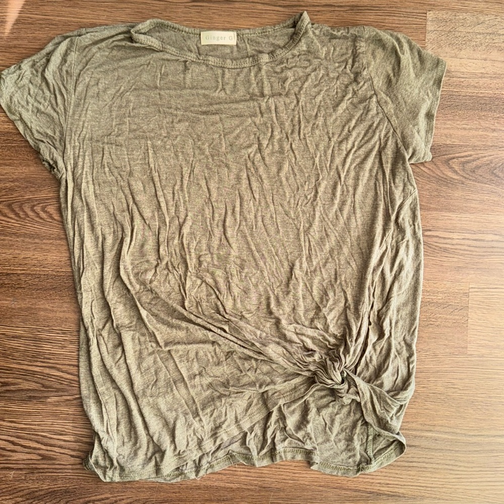 Ginger G knotted top